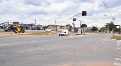 Cruzamento das avenidas Jataí e das Palmeiras, no Jardim dos Buritis, em Aparecida de Goiânia.