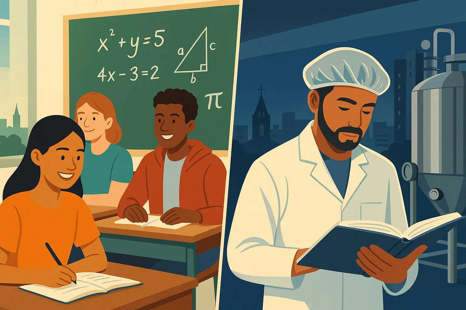 educacao matematica alimentos quimica