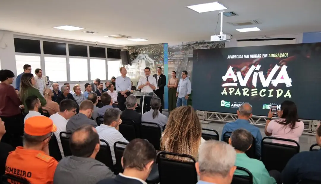 Reunião da apresentação do evento.