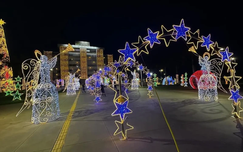 Luzes de Natal em Aparecida 2025