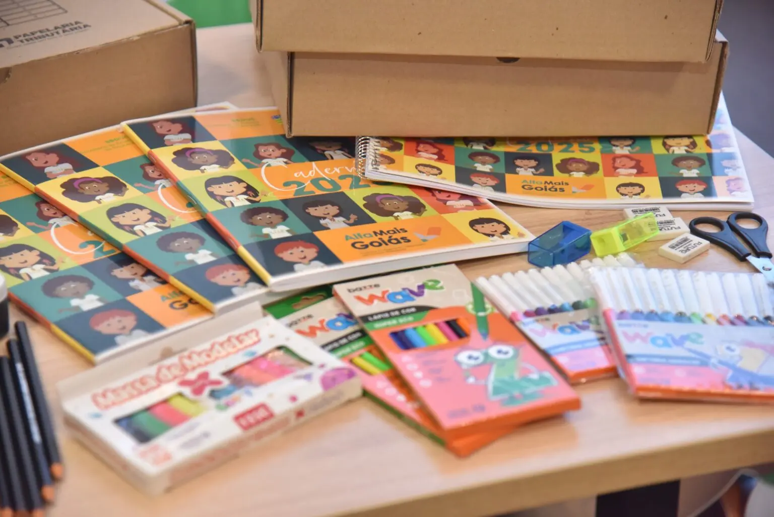 Foto dos itens que compõem o kit