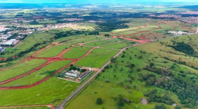 Vista aérea de regiões de Aparecida de Goiânia.