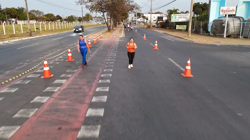 Trecho da avenida Rio Verde usada no projeto.