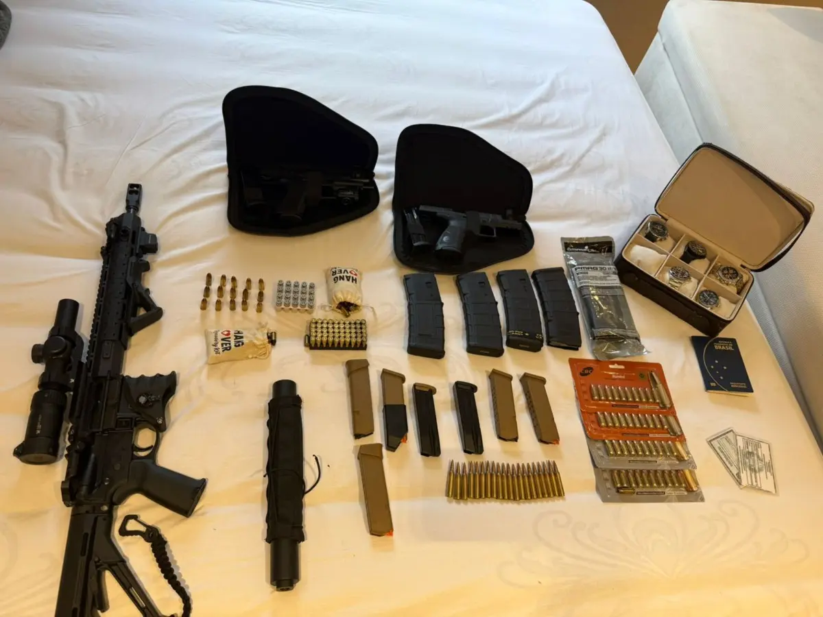 Itens apreendidos na operação Dominus Fictus