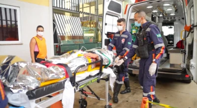 200 pessoas participaram do treinamento da catástrofe simulada.