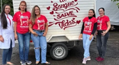 Campanha de doação de sangue realizado no HEAPA.