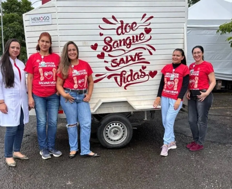 Campanha de doação de sangue realizado no HEAPA.