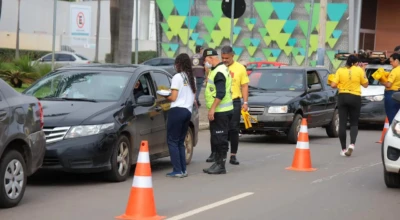Blitz educativa que ocorreu no dia 10/02