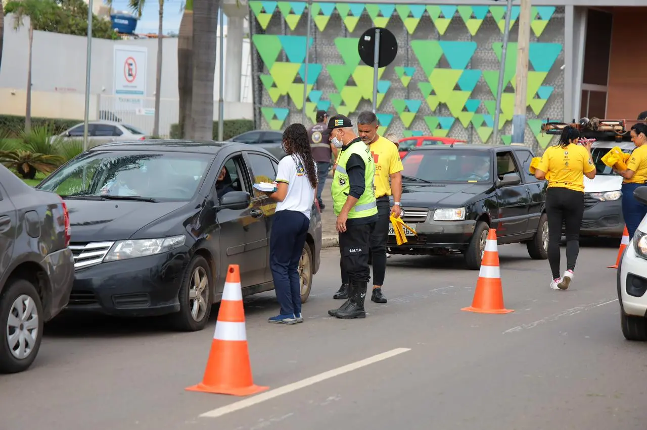 Blitz educativa que ocorreu no dia 10/02