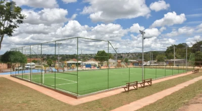 Revitalização urbana no Jardim Tiradentes.