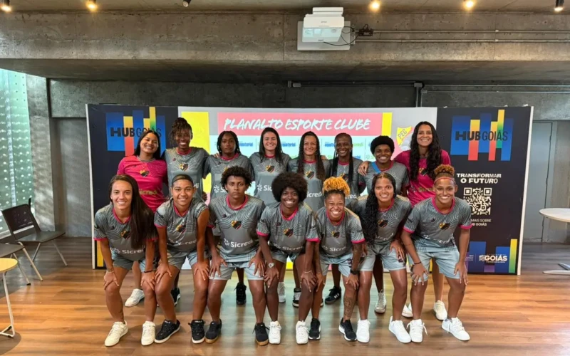 Elenco reunido em coletiva de apresentação