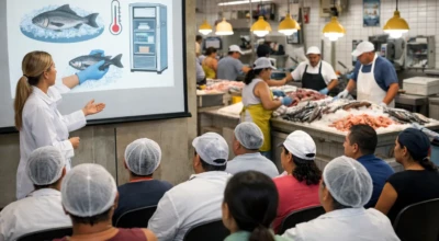 Palestra sobre peixe