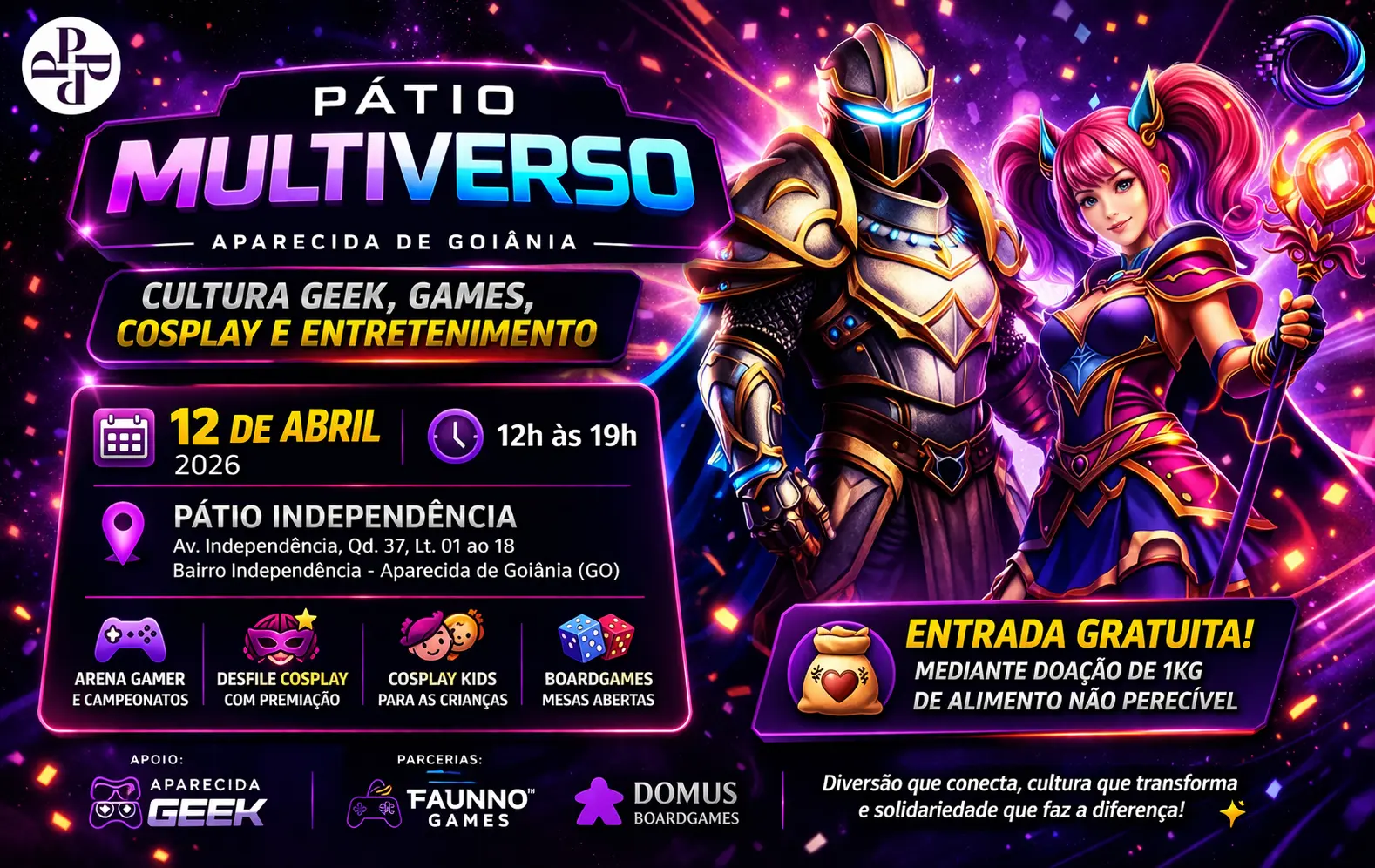 Pátio Multiverso_ Cultura Geek e Cosplay