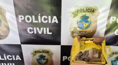 Drogas apreendidas pela polícia civil.